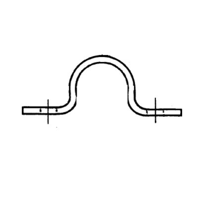 ОСТ 1 12088-75 Хомуты скобочные с двухсторонним креплением 1631А