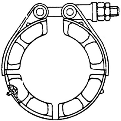 ОСТ 1 12885-77 Хомуты для фланцевых соединений
