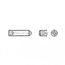 ГОСТ 8878-93 - Нержавеющие винты установочные с коническим концом и шестигранником